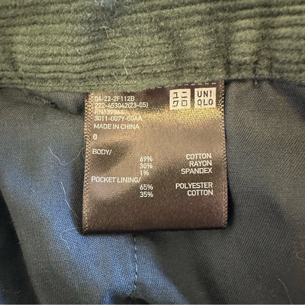 Uniqlo Corduroy Button Skirt Size 0 - Picture 3 of 4